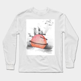 James and the really big peach Long Sleeve T-Shirt